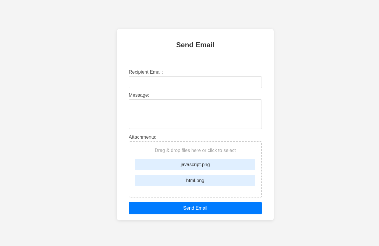 image of a contact form